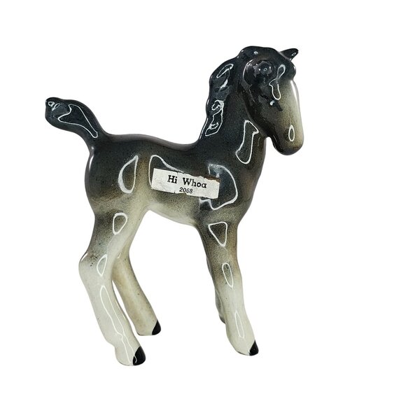 Vintage Robert Simmons Hi Whoa Horse Figurine Grey #2068 - Picture 1 of 8